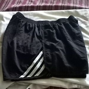 NWOT - ADIDAS LADIES' BLACK AND WHITE SHORTS SIZE M